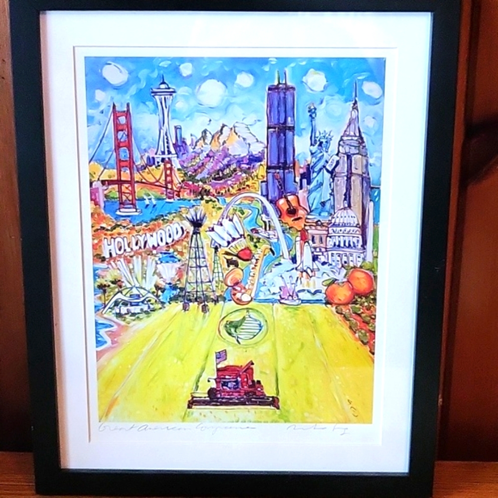 'Great American Companies' Signed Print Michael Savage